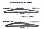 Which Rear Wiper Blades Fits MINI R50 and R53 Hardtop models