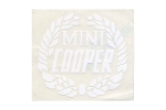 Decal White Wreath &quot;MINI COOPER&quot; | Classic Mini | MINI