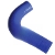 Radiator Hose Upper Blue Silicone | Classic Mini Clubman 1275GT
